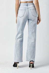 Wide Leg Tapered Jeans