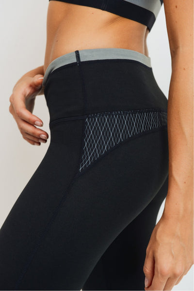 Diamond Jacquard Leggings-3X only