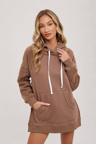 Fleece Tunic Hoodie