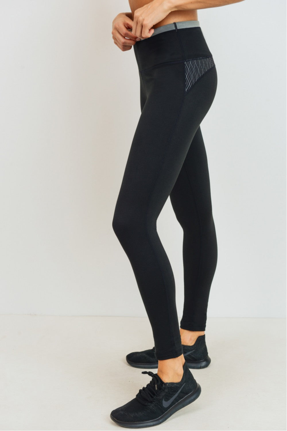 Diamond Jacquard Leggings-3X only